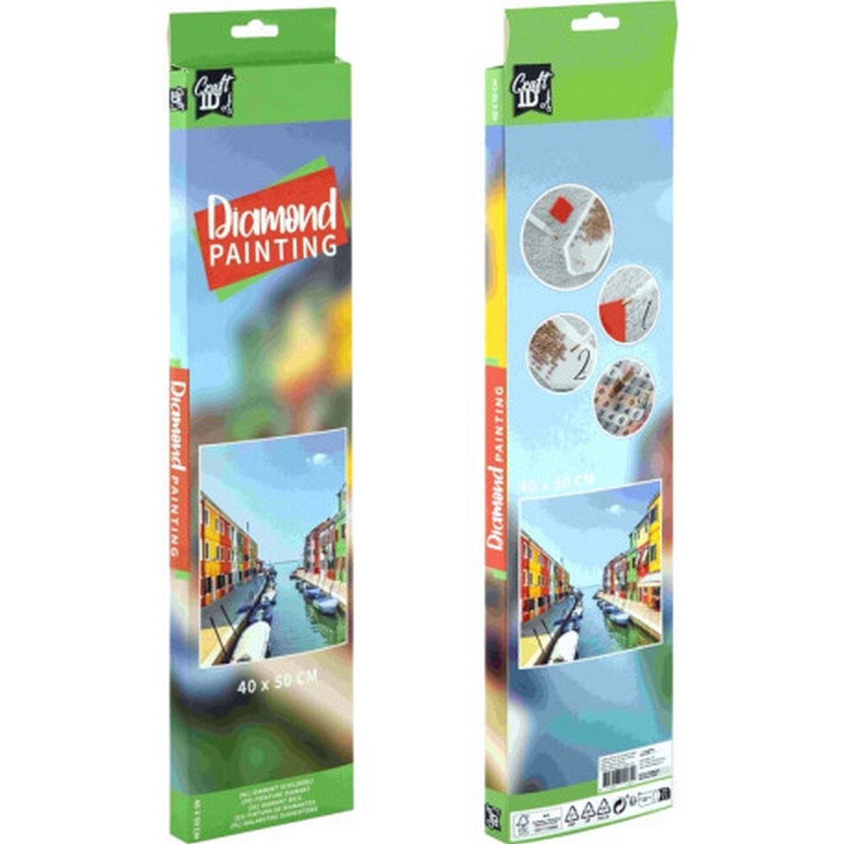 Pinta com Diamantes Canal 40X50 1