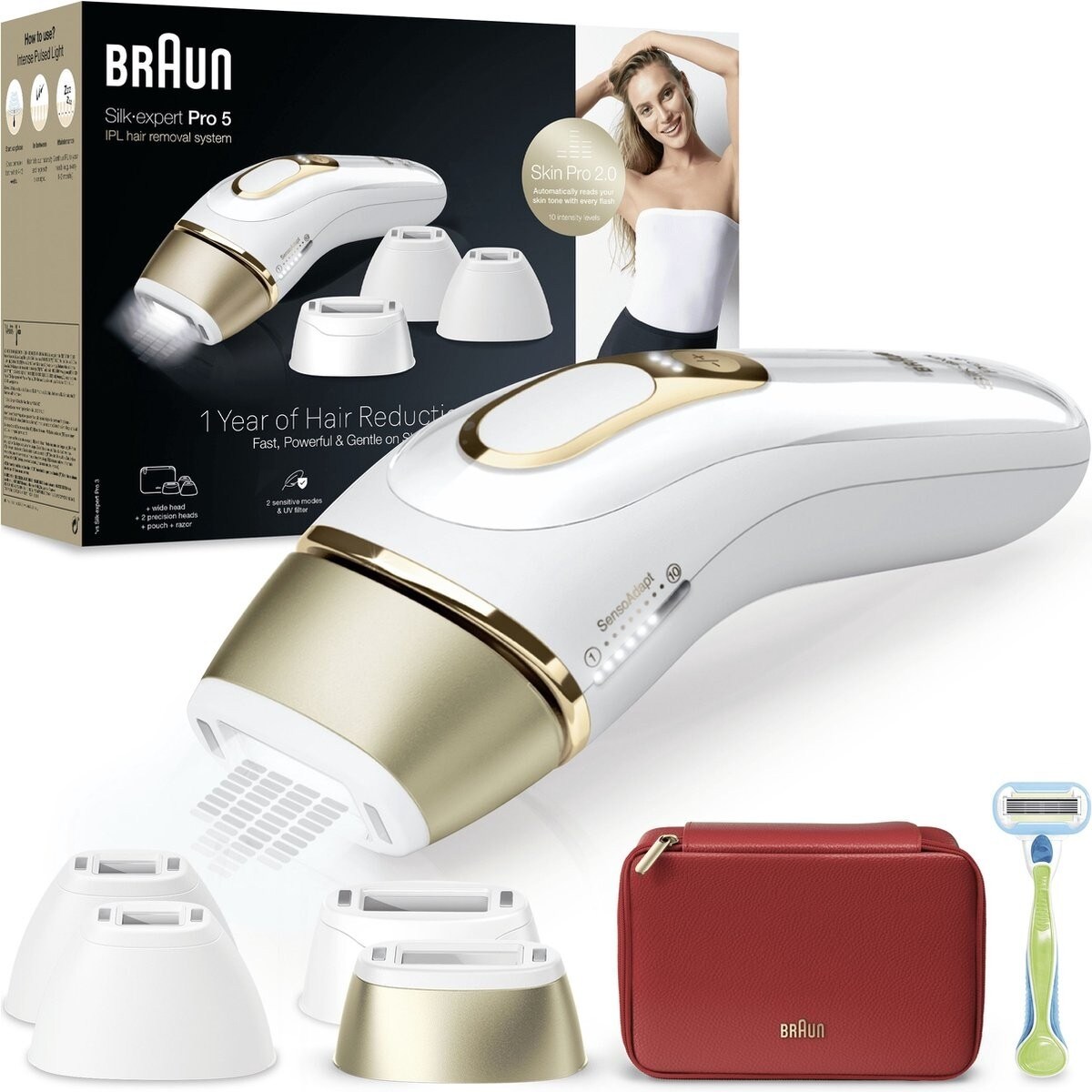 Depiladora de Luz Pulsada IPL Braun Silk-expert Pro 5 PL5382 2