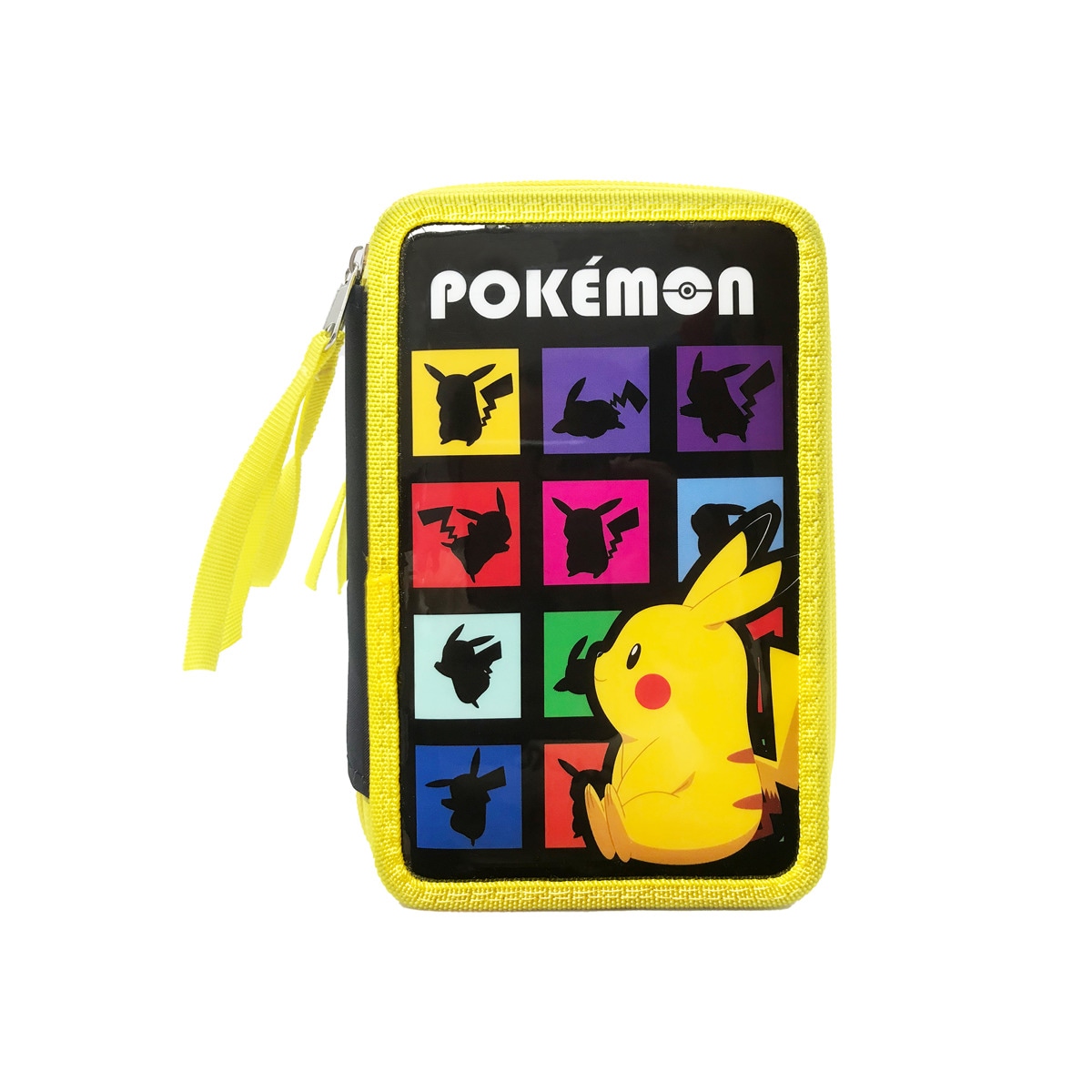 Plumier 3 pisos Pokémon CyP Brands negro multicolor Negro / Multicolor-1