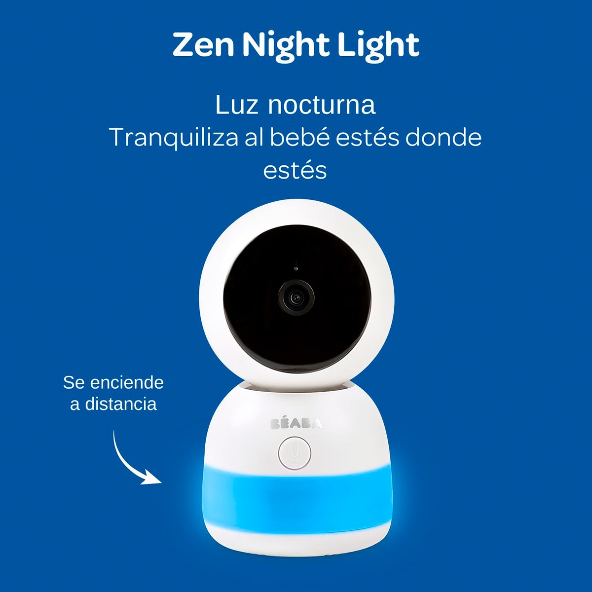 Cámara Adicional Béaba Zen Premium - Vigilabebés HD 1080p, 360°, Visión Nocturna | Compatible Con Pantalla Zen V2