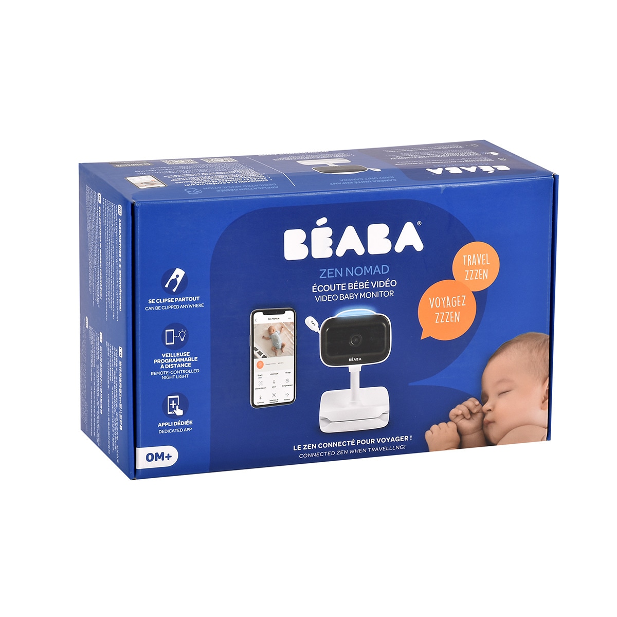 Monitor de Bebé Zen Nomad com Vídeo Branco-16