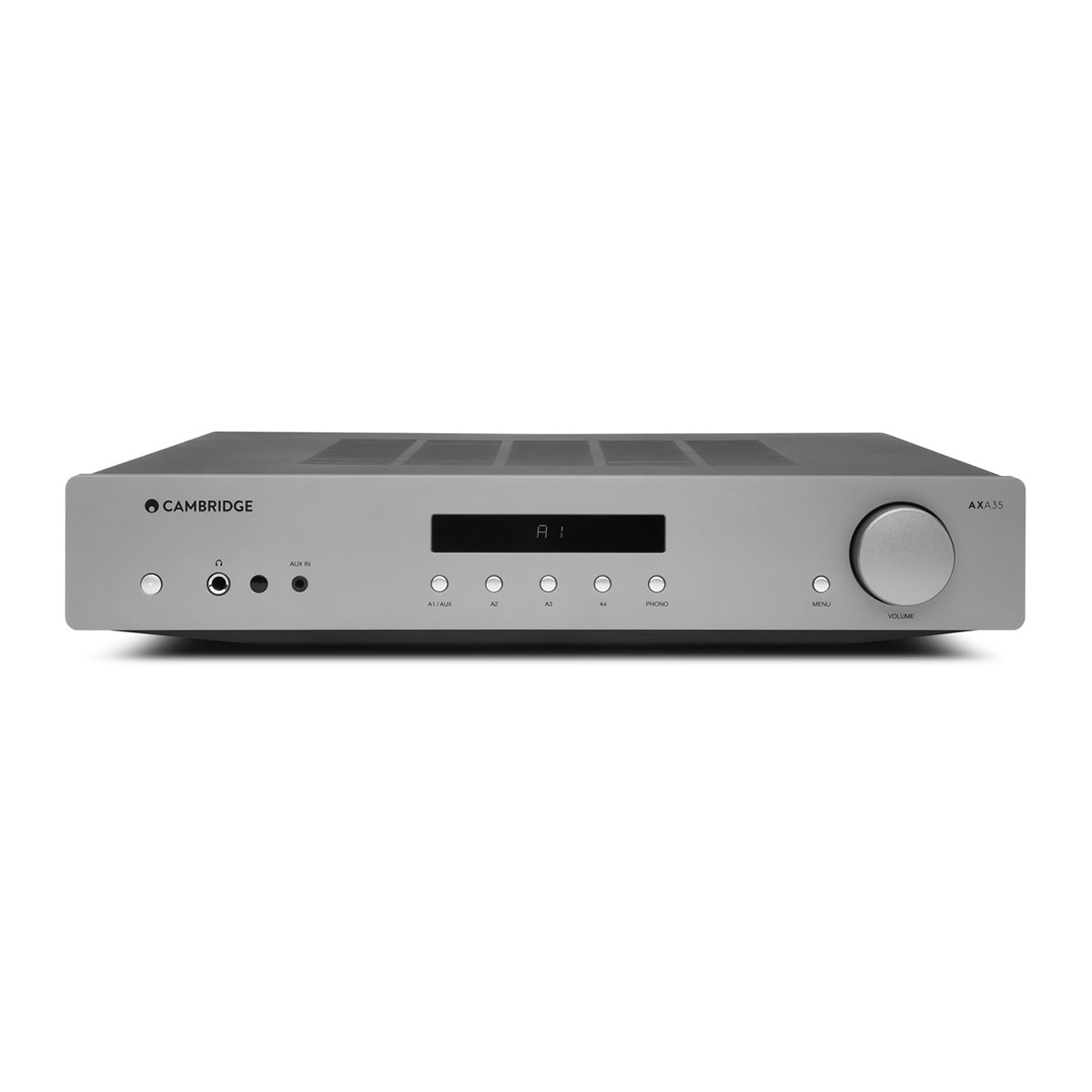Amplificador integrado Cambridge Audio AXA35 con Etapa de Fono (Incorporada) Gris Lunar-1