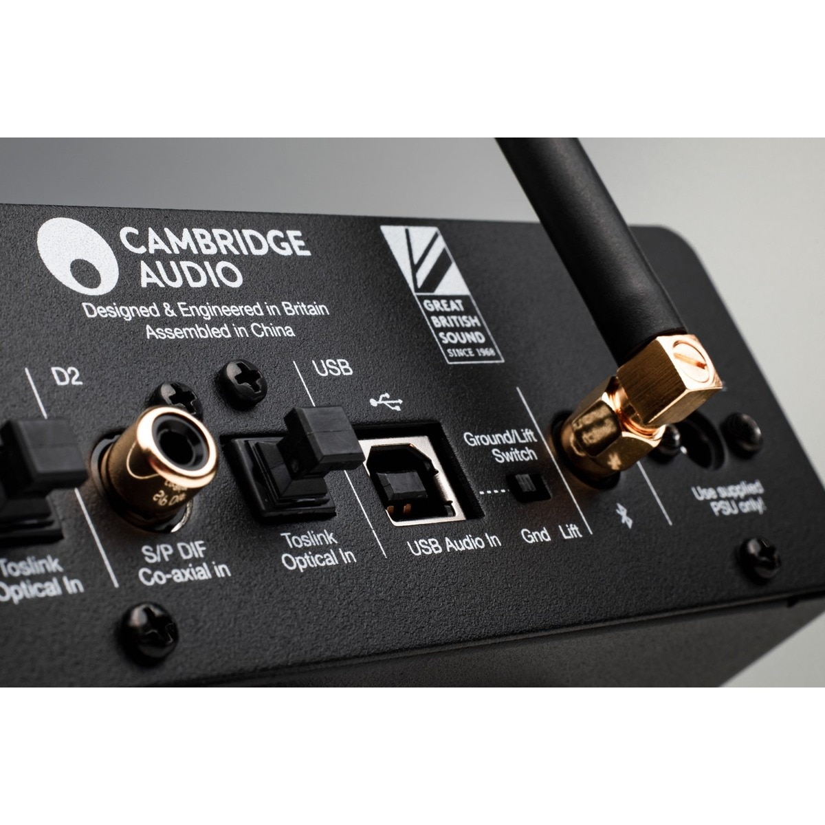 Convertidor D/A y Amplificador de auriculares Cambridge Audio DacMagic 200 Gris Lunar-4
