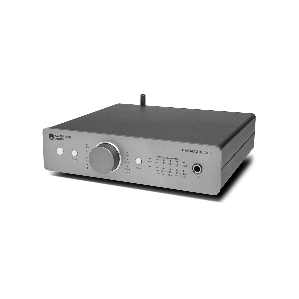 Convertidor D/A y Amplificador de auriculares Cambridge Audio DacMagic 200 Gris Lunar-3