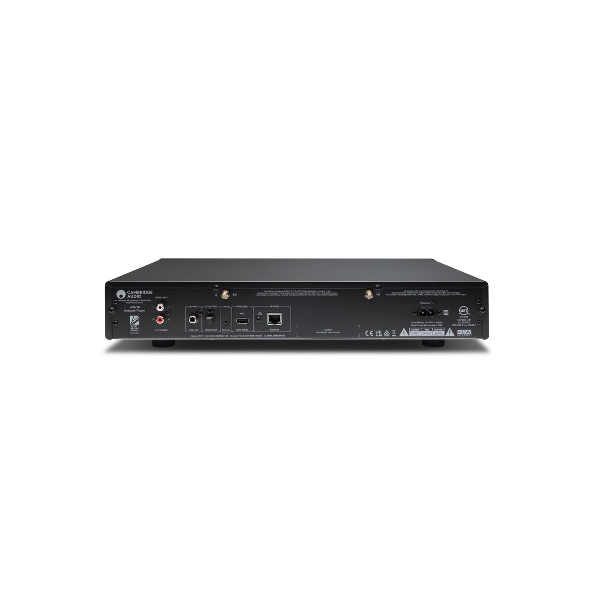 Reproductor en red Cambridge Audio AXN10 Gris Lunar-3
