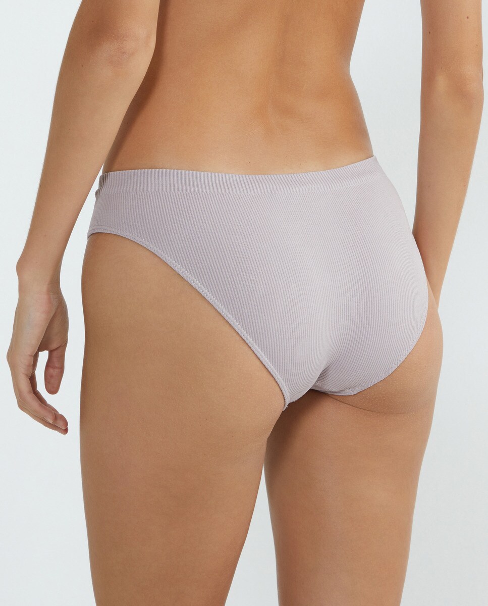 Braga canalé Lila-2