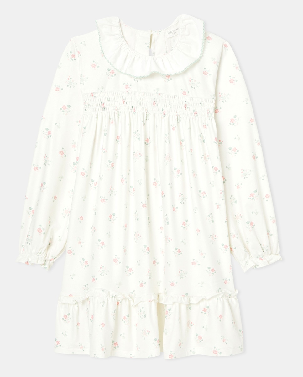 Camisa de Dormir com Manga Comprida e Estampado Floral Multicolor-4
