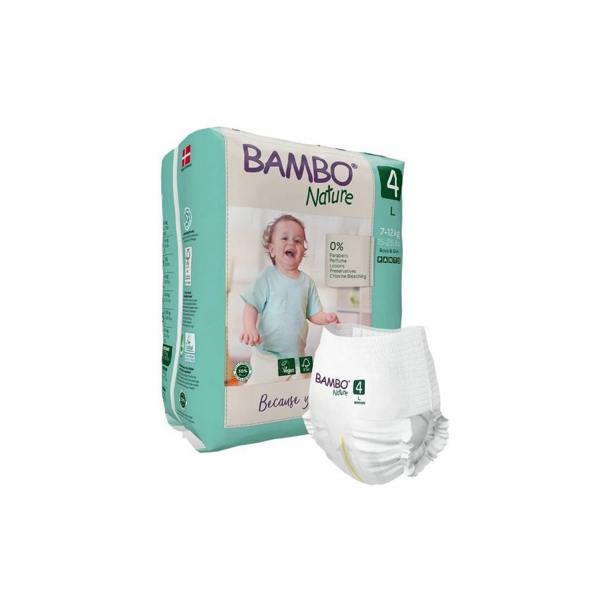Fraldas Cueca TAM 4 (7-14 kg) - 20 un. 1