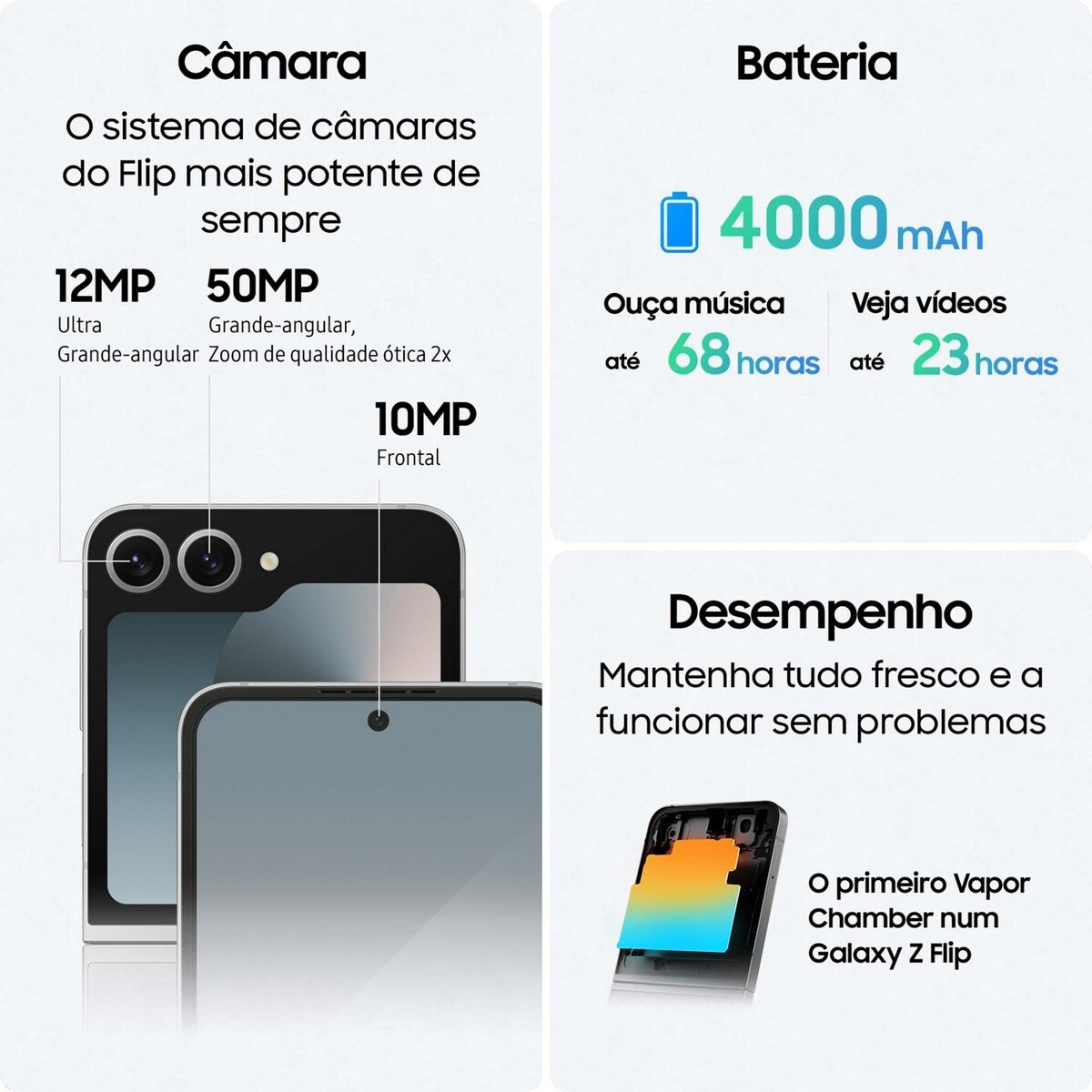 Samsung Galaxy Z Flip6 512GB + 12 GB Cinzento-5