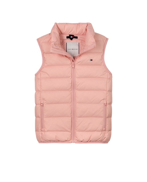 Imagen 0 de Chaleco acolchado de niña de plumas fino