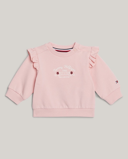 Imagen 0 de Sudadera de bebé niña con volantes