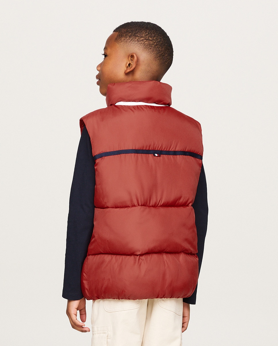 Colete acolchoado Vermelho-2