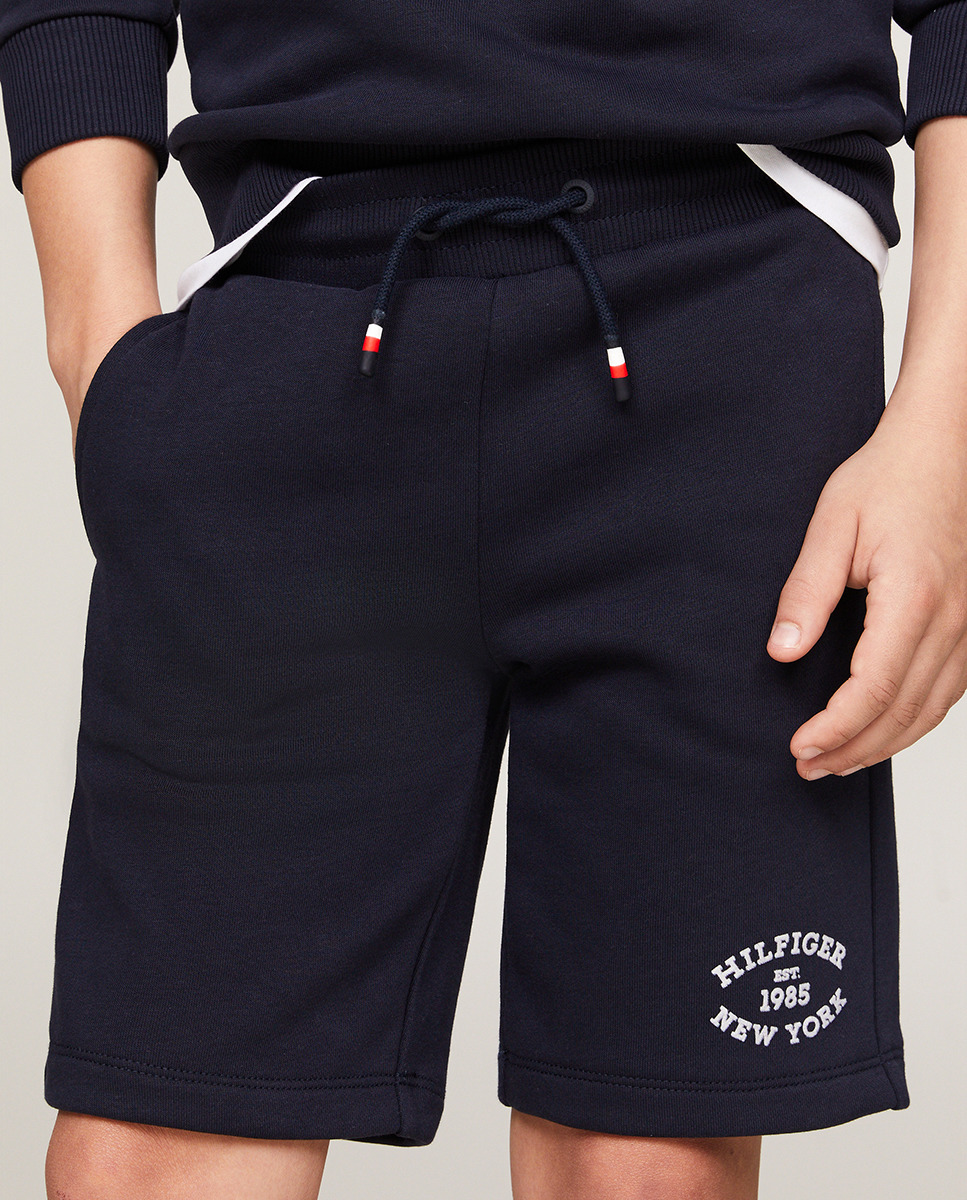 Calções Desportivos Azul-4