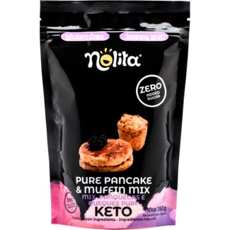 Preparado para Panquecas e Queques Pure embalagem 283 g - Nolita