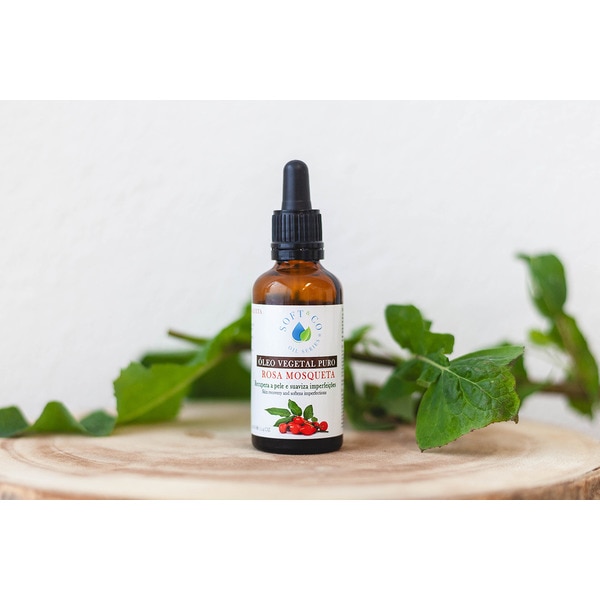 Óleo Puro Rosa Mosqueta embalagem 40 ml