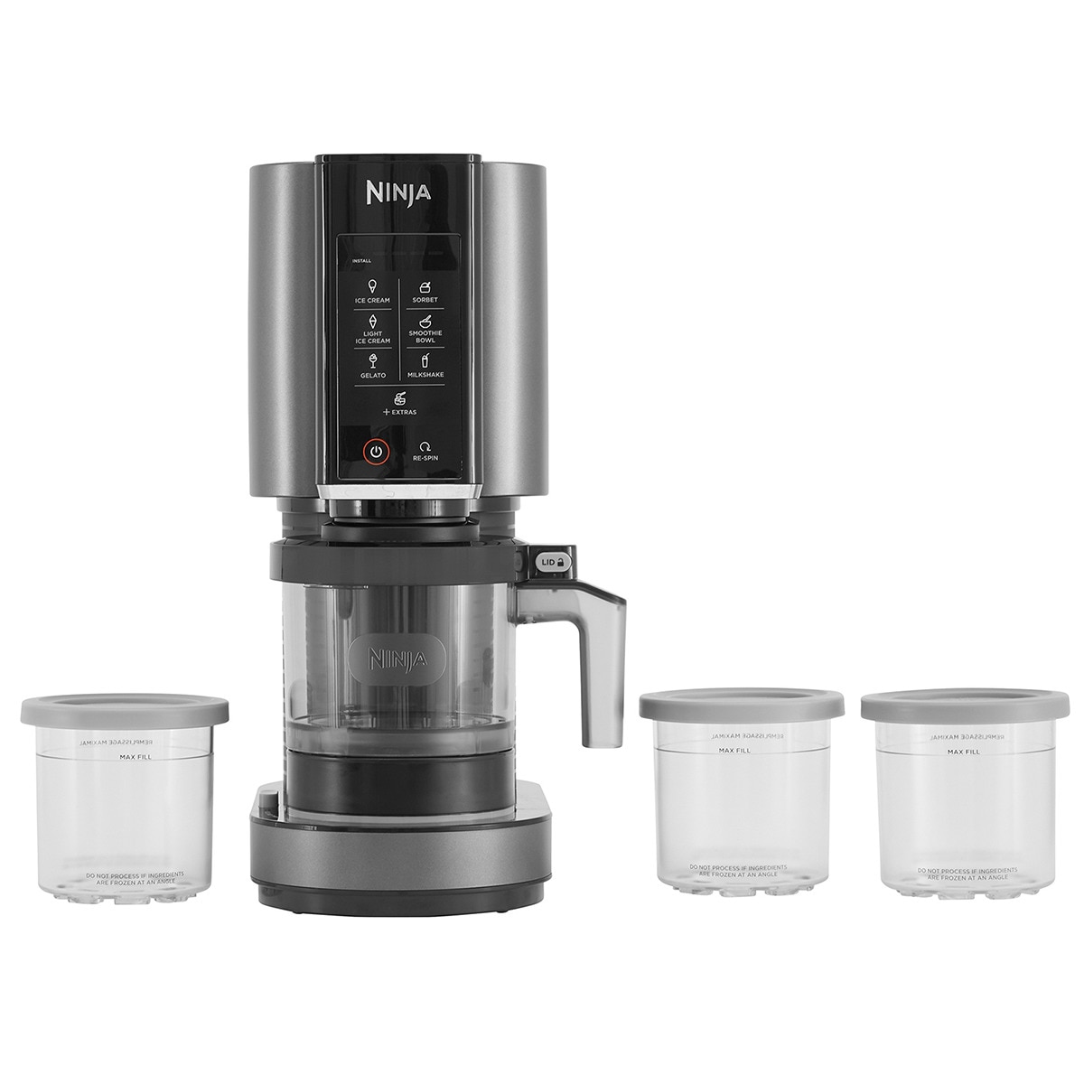 Heladera Ninja Creami NC300EU Re-Spin Negro / Plateado-3