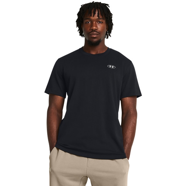 Imagem 0 de T-shirt Casual de Homem Ua Hw Lc Patch Ss-Blk