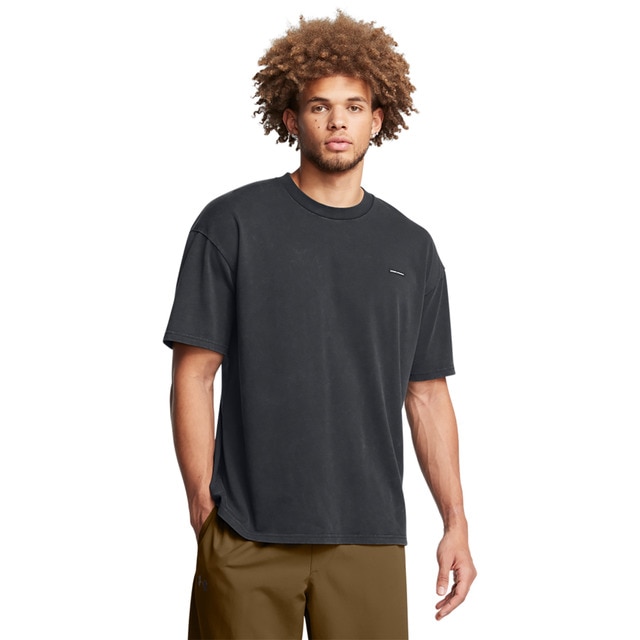 Imagem 0 de T-shirt Casual de Homem Ua M Hw Os Logo Wash Ss-Blk