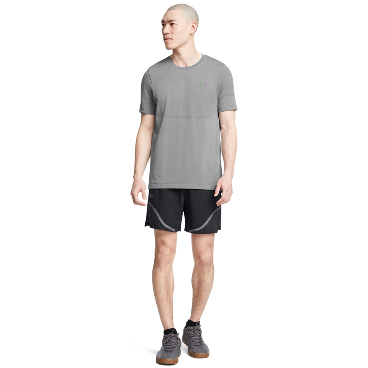 Calções de Homem Ua Vanish Woven 6In Grph Sts-Blk Preto-3