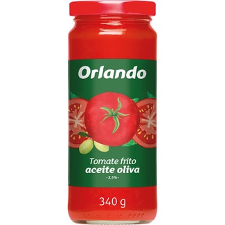 tomate frito en aceite de oliva virgen extra sin gluten frasco 340 g - Orlando