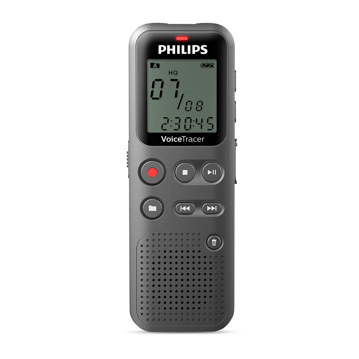 Grabadora de audio Philips VoiceTracer DVT1120 Gris oscuro-1