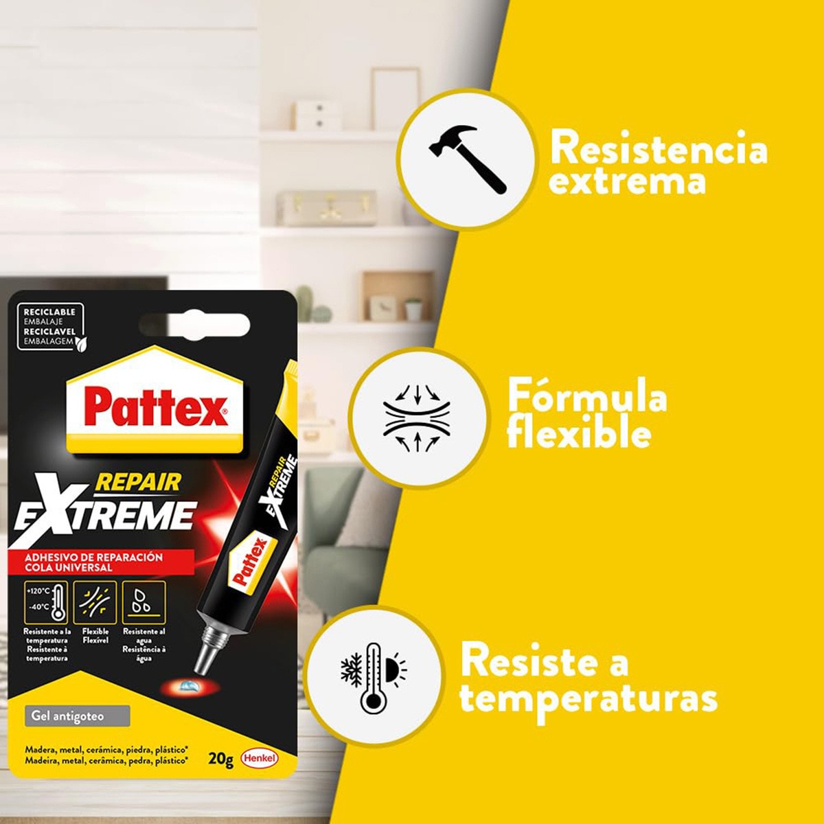 Cola Universal Repair Extreme - 20 g Transparente-3
