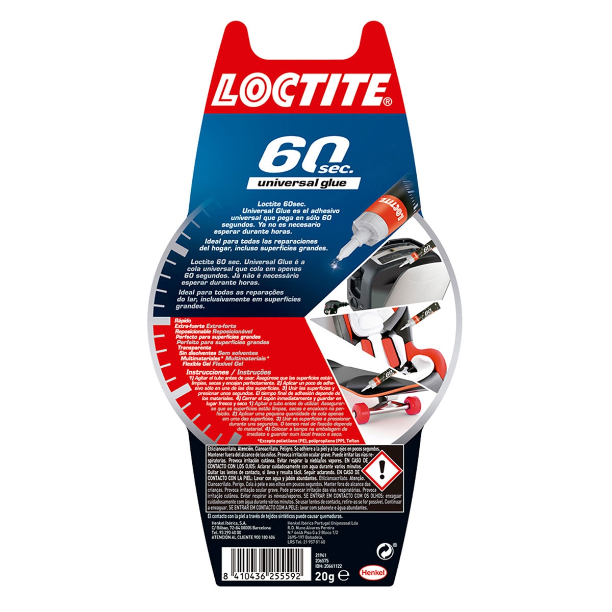 Cola Universal 60 Segundos - 20 g Transparente-4