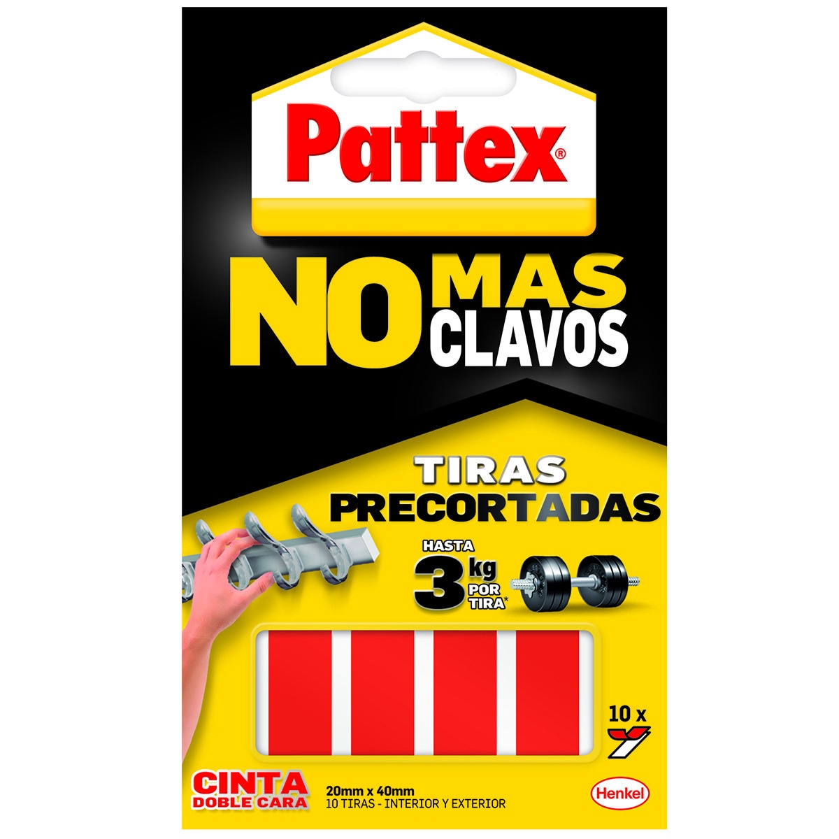 Tiras Precortadas Doble Cara No Más Clavos 10 Uds 1