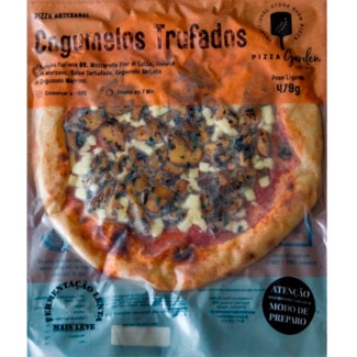 Pizza Cogumelos Trufados Artesanal embalagem 445 g - Pizza Garden