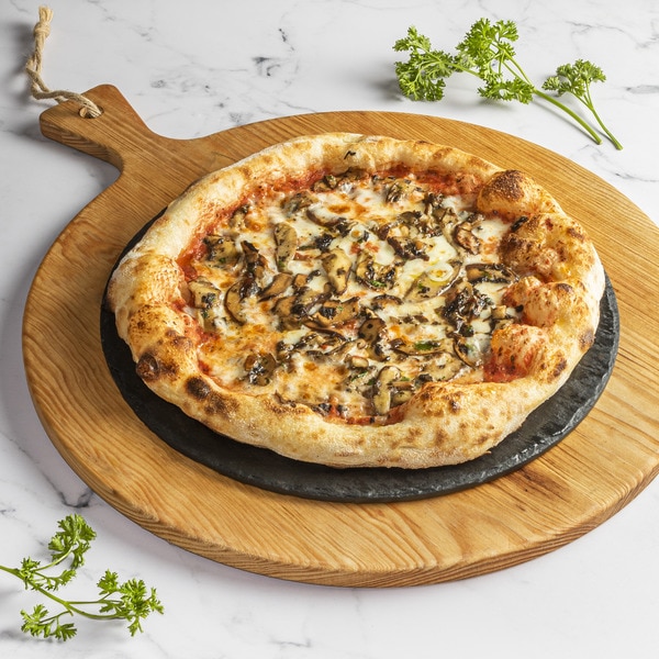 Pizza Cogumelos Biológica Artesanal embalagem 385 g