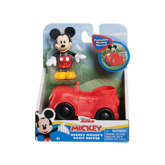 Imagem 0 de Veículo com Figura Mickey Mouse Básico - Modelos Sortidos