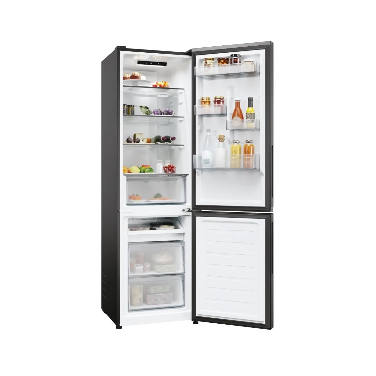 Frigorífico Combinado Candy City Fresco 300 CNCQ2T518EB No Frost e de 182,5 cm - Preto Preto-4