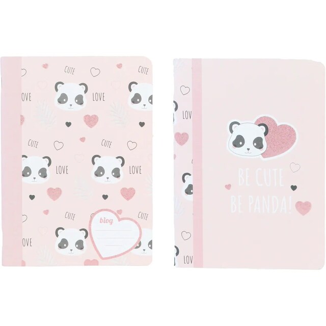 Imagem 0 de Caderno Agrafado  Quadriculado A4 48F/90G B'LOG CUTE PANDA