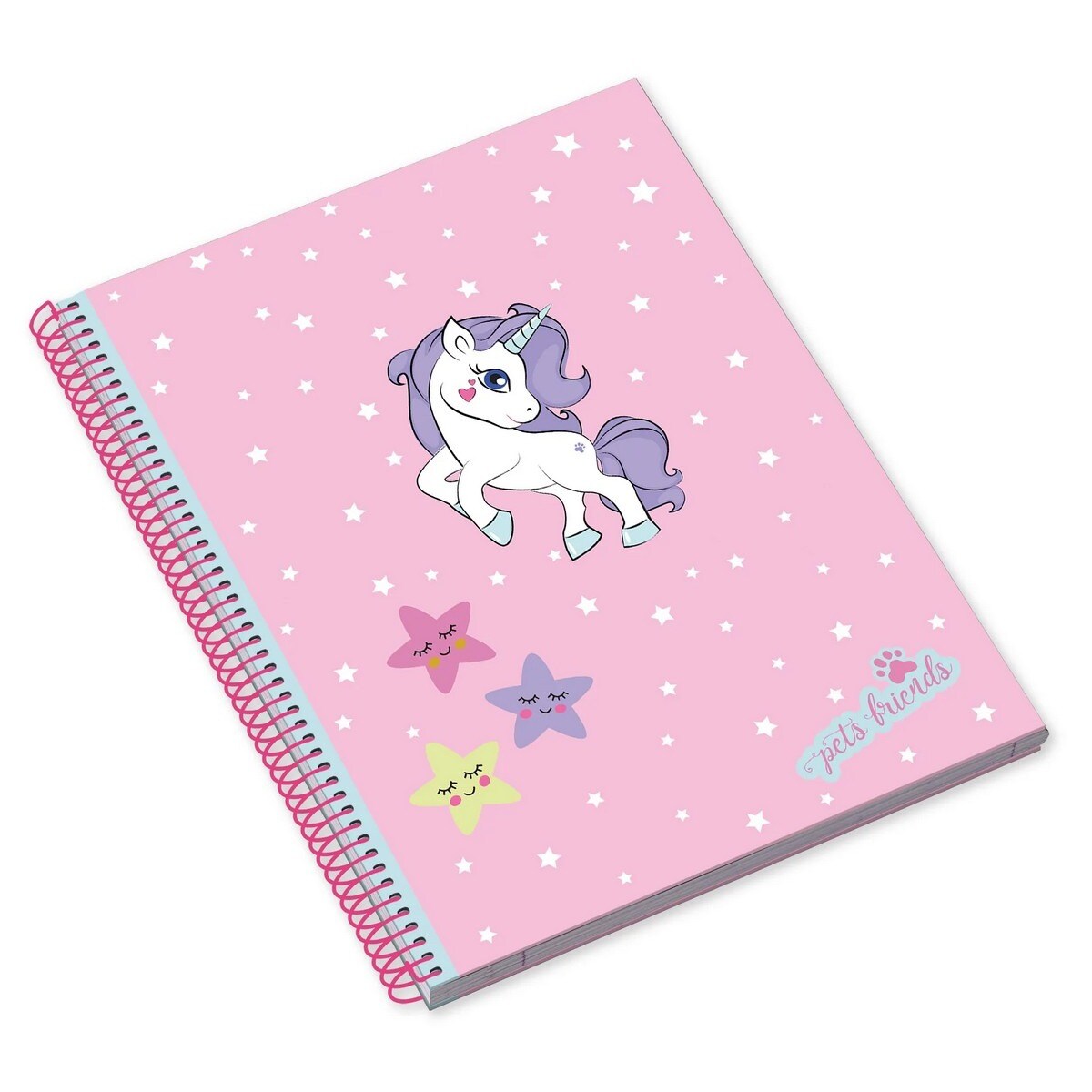 Caderno Espiral Capa Dura A4 80F 90G Believe in Dreams Pautado 5