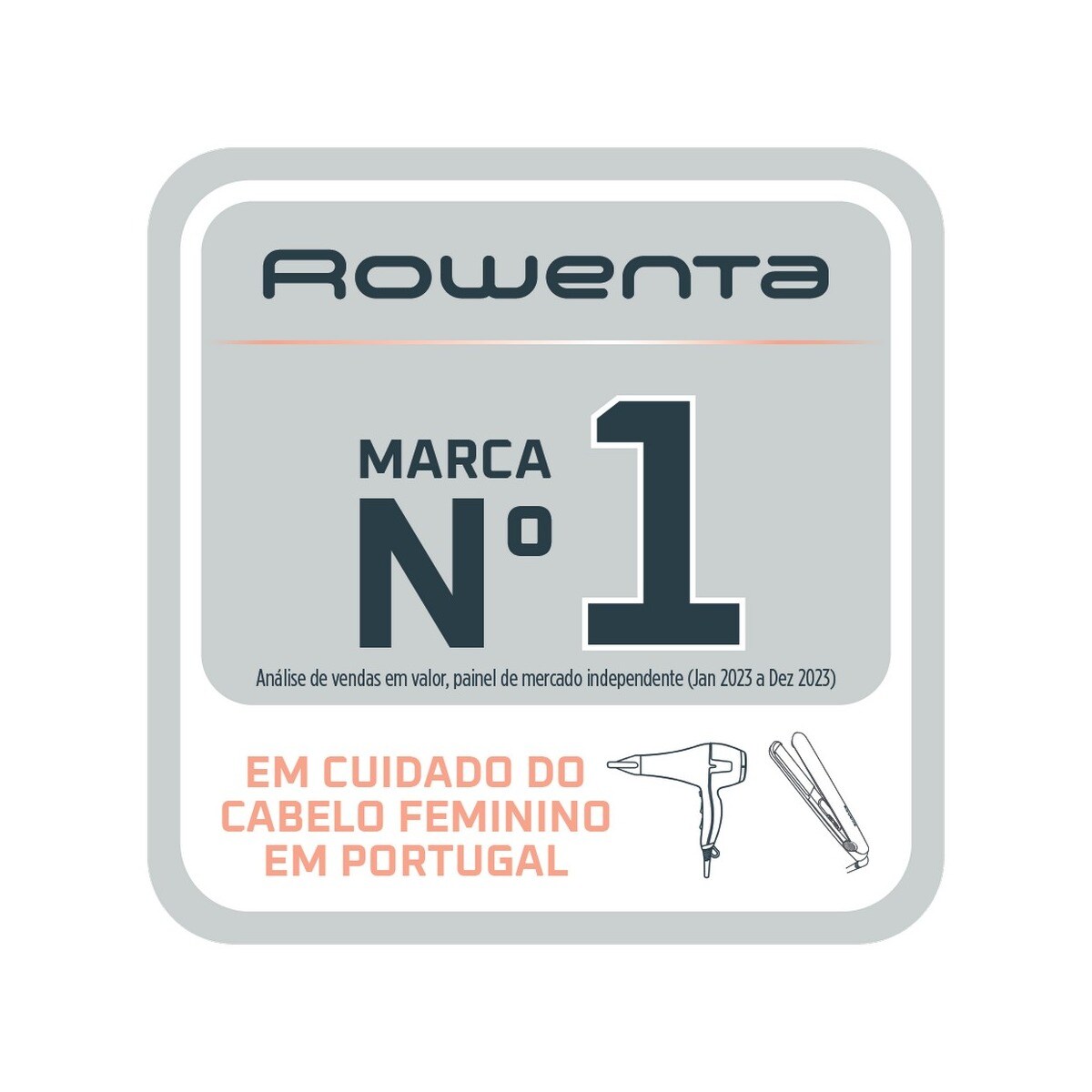 Escova Reparador de Cabelo Rowenta Hair Therapist CF9940F0 com Tecnologia Thermal Care e de 165 W - Preto e Rosa Gold Preto / Cobre-3