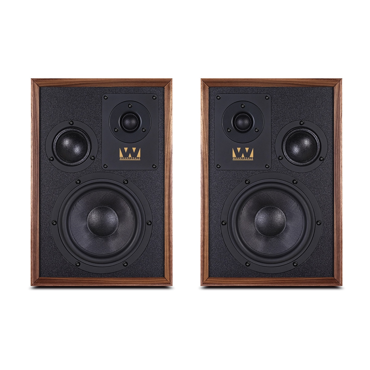 Monitor de estantería Hi-Fi Wharfedale Super Denton (Pareja) Nogal-1
