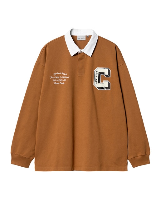 Imagen 0 de Polo de hombre de manga larga de algodón