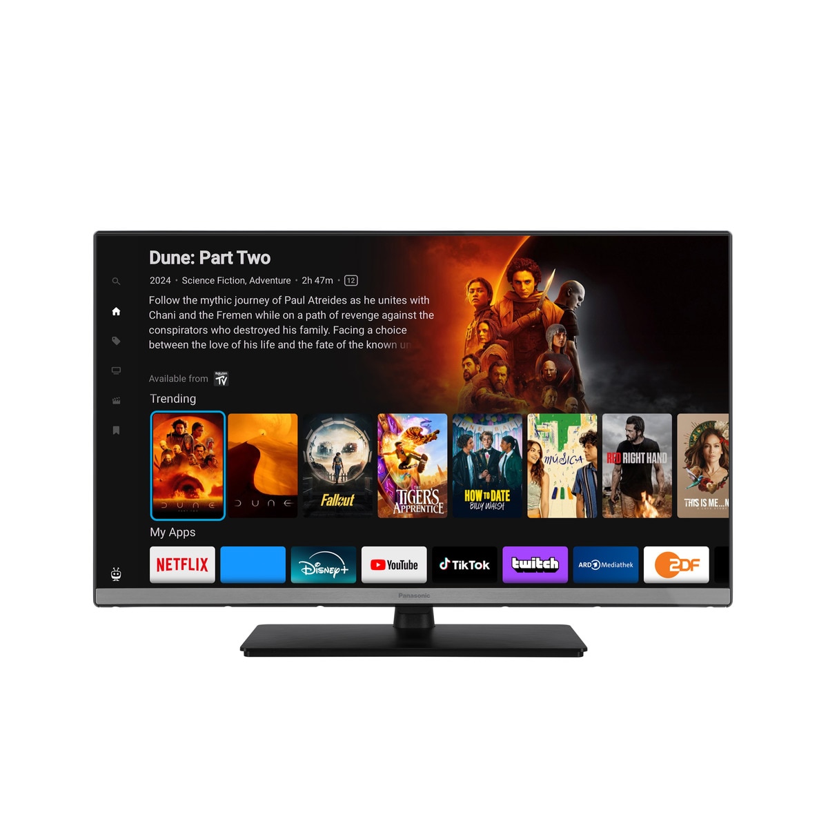 TV LED 80 cm (32") Panasonic TB-32S40AEZ, HD Ready, HDR10/HLG, High Contrast, Smart TV Negro-4