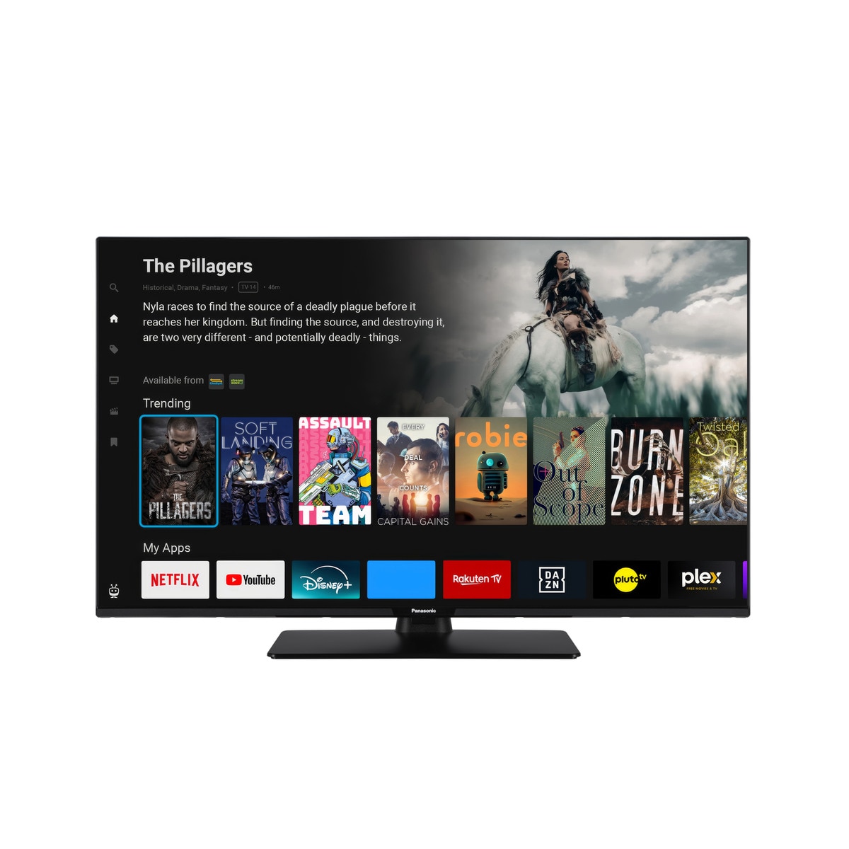 TV LED 108 cm (43") Panasonic TB-43W60AEZ, UHD 4K, Dolby Vision, High Contrast, Smart TV Negro-5