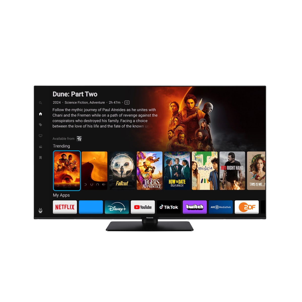 TV LED 139 cm (55") Panasonic TB-55W60AEZ, UHD 4K, Dolby Vision, High Contrast, Smart TV Negro-6