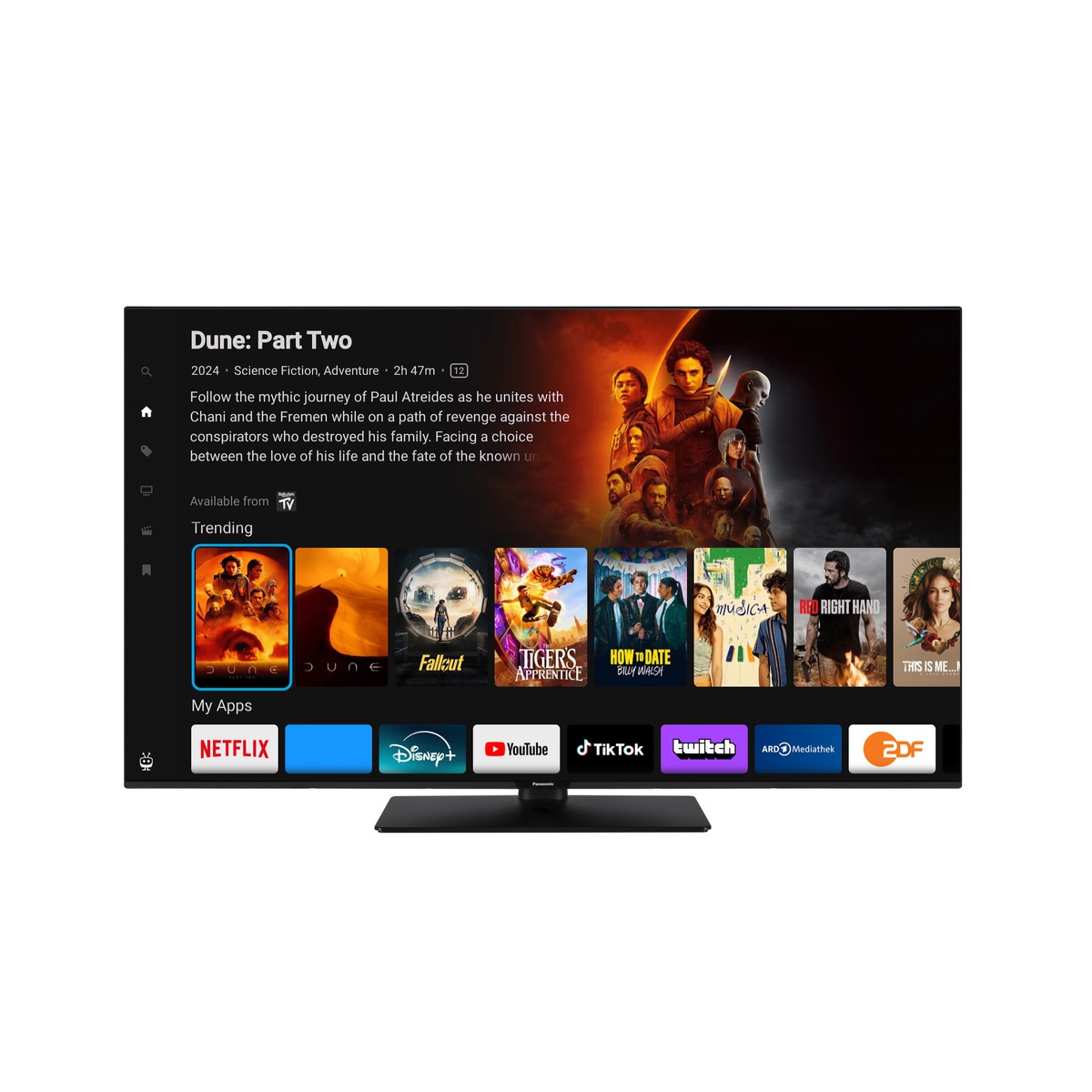 TV LED 164 cm (65") Panasonic TB-65W60AEZ, UHD 4K, Dolby Vision, High Contrast, Smart TV Negro-4