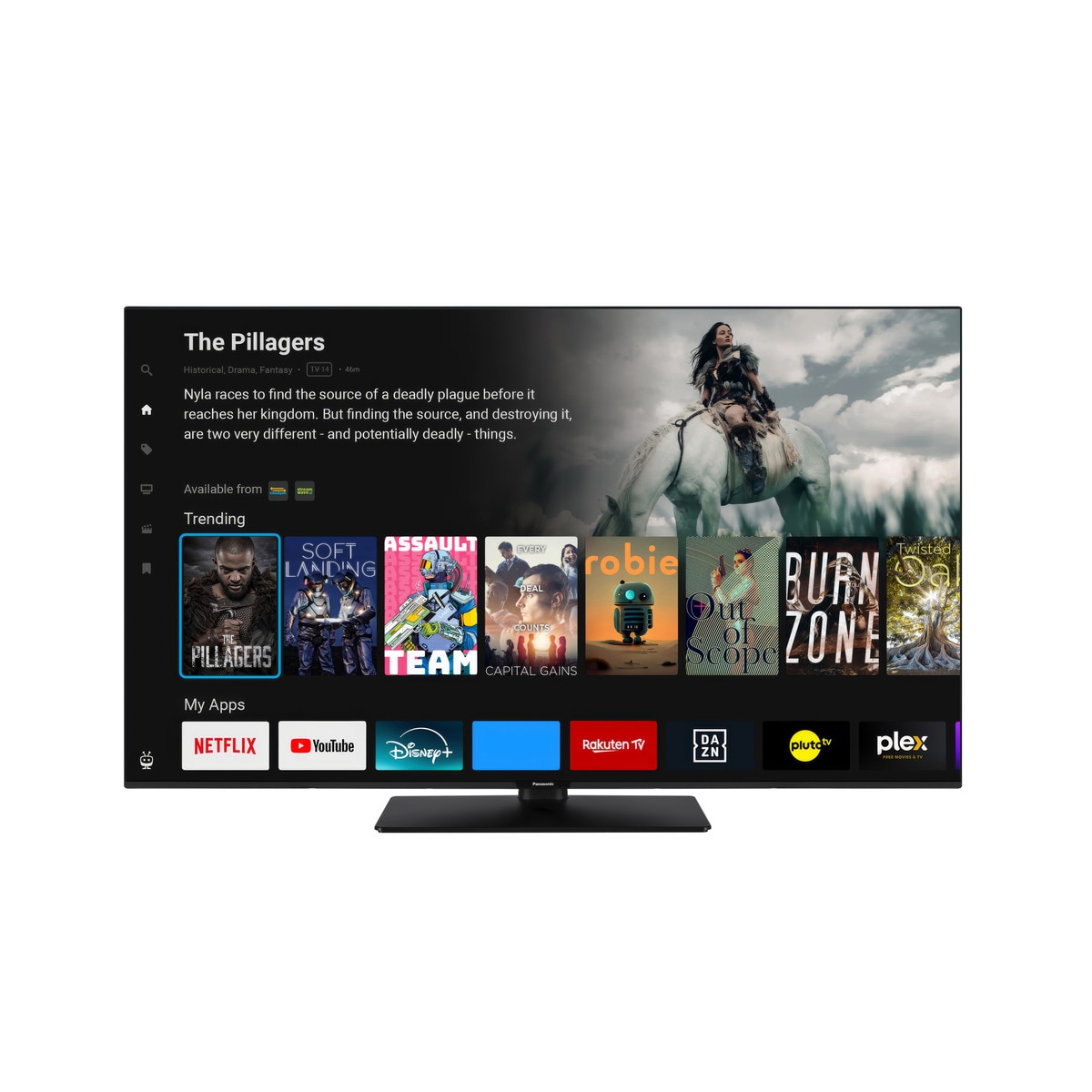 TV LED 164 cm (65") Panasonic TB-65W60AEZ, UHD 4K, Dolby Vision, High Contrast, Smart TV Negro-5