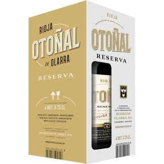 vino tinto reserva DOCa Rioja caja 4 botellas 75 cl - Otoñal
