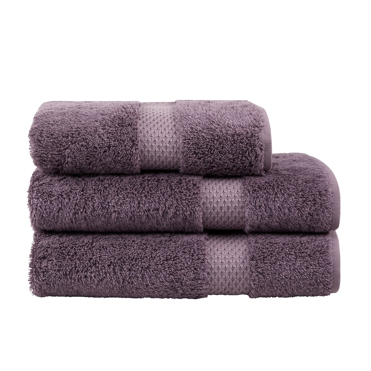 Toalla de baño algodón y modal 700 gr/m2 Etoile Yves Delorme Malva-1