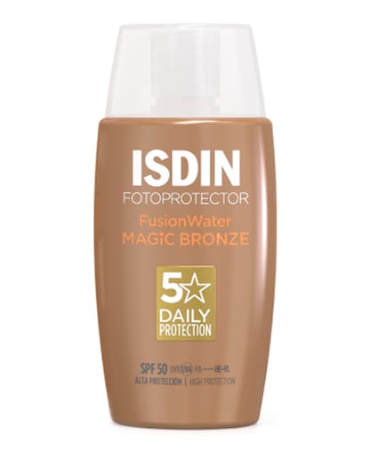 Imagen 0 de Fotoprotector Isdin Fusion Water Color SPF50 Bronze 50 ml Isdin