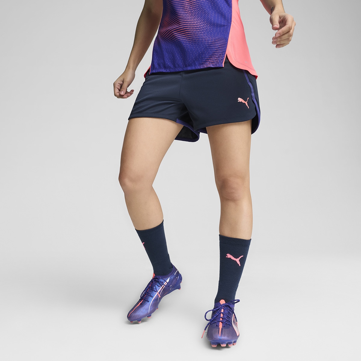 Calções de Mulher Individual Blaze Shorts Azul-marinho-1