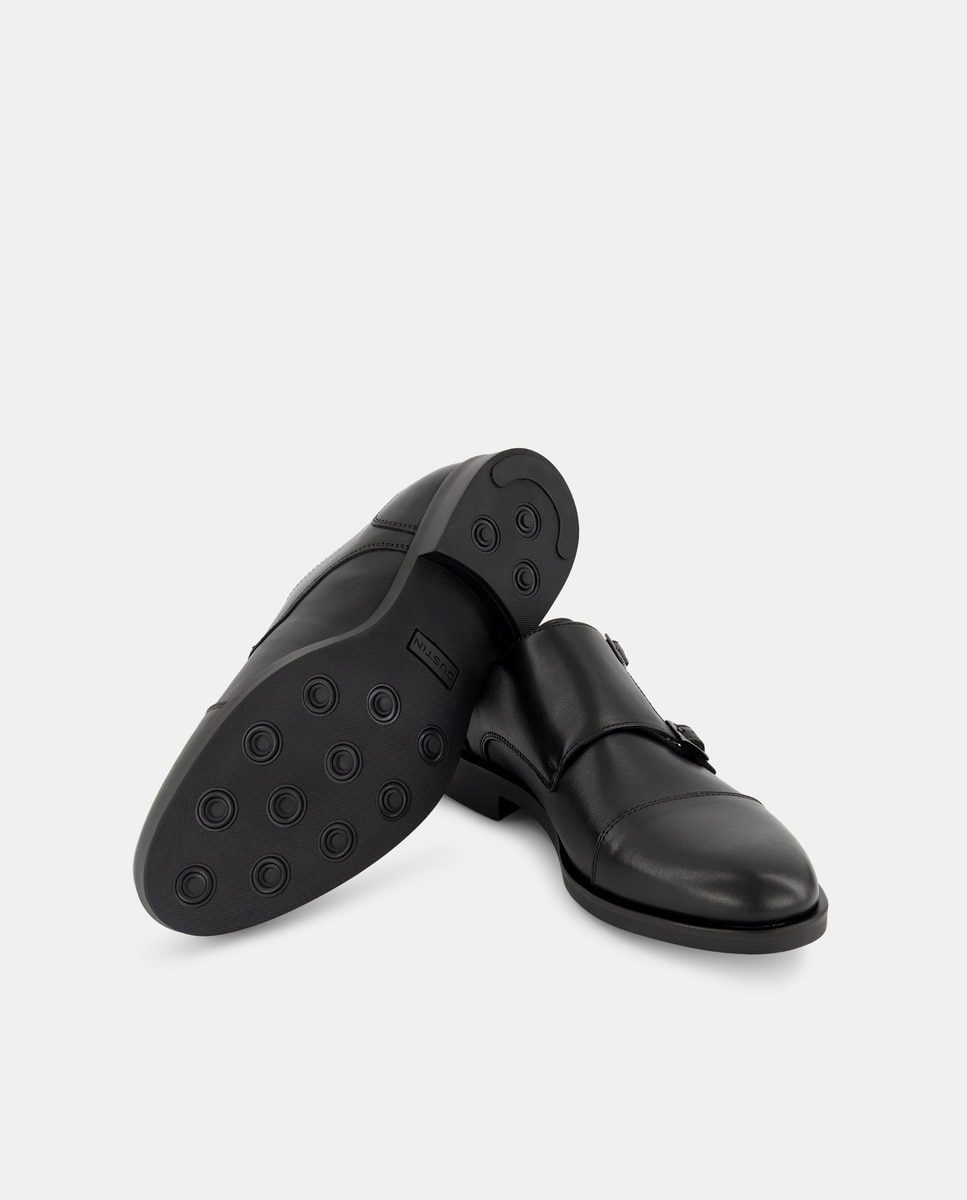 Sapatos com Duas Fivelas Preto-2