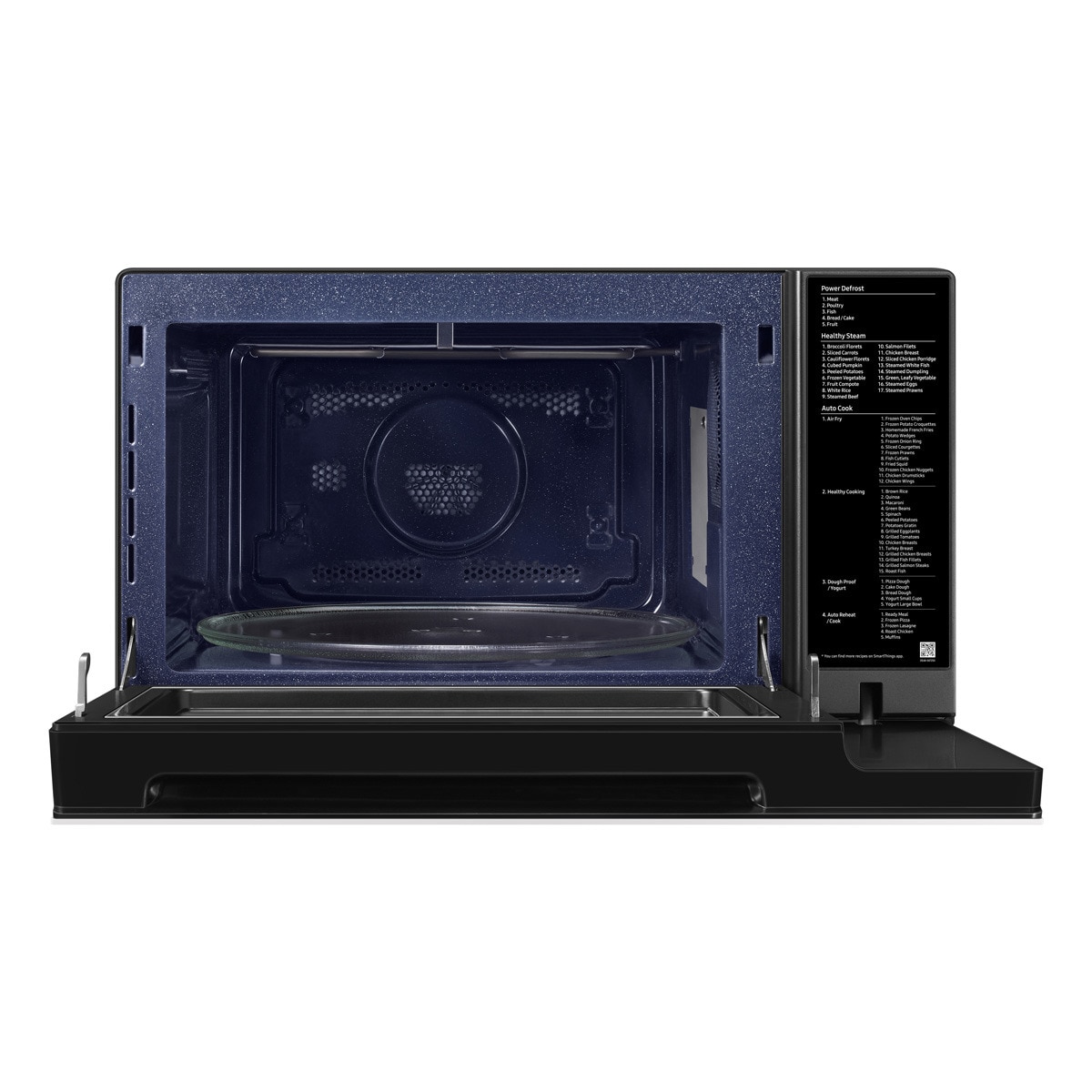 Microondas convección Samsung 32 litros, con grill - MC32DB7746KEE1 Negro-2