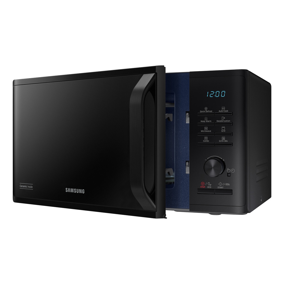 Microondas Samsung 23 litros, con grill - MG23K3515AK/E1 Negro-8