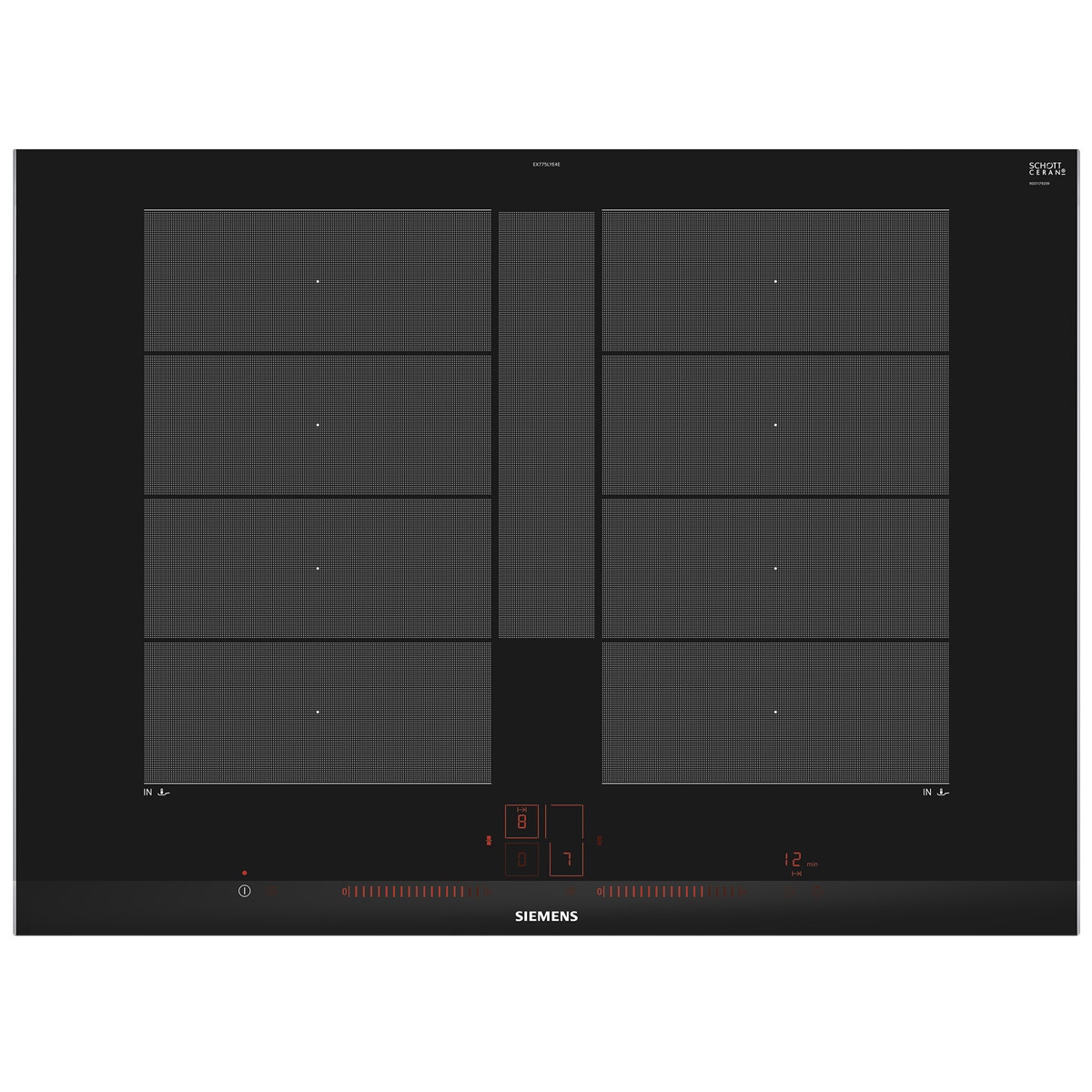 Imagen 0 de Placa inducción Siemens 1 inductor adicional IQ700- EX775LYE4E